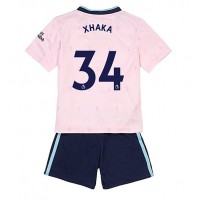 Arsenal Granit Xhaka #34 Fußballbekleidung 3rd trikot Kinder 2022-23 Kurzarm (+ kurze hosen)